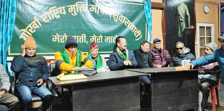 New political party launched with 6th Schedule status demand for Darjeeling hills