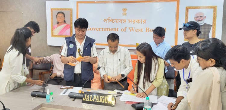 Sikkim government hands over ex-gratia relief to Samardung tunnel tragedy victims’ families in Jalpaiguri