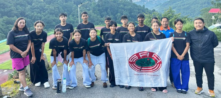 Sikkim athletics team heads to Patna for East Zone junior championships