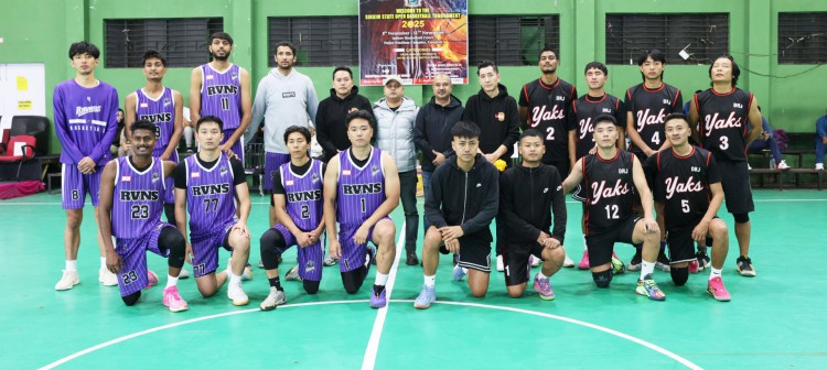 Sikkim State Basketball Open Tournament 2025 begins with high energy
