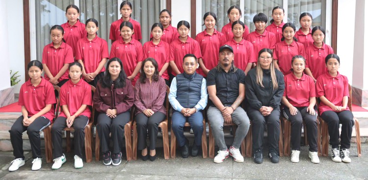 CM extends best wishes to Team Sikkim for Junior Girls’ National Football Championship
