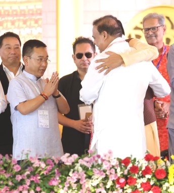 Sikkim CM attends swearing-in ceremony of new BJP Government in Assam