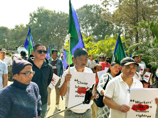 IGJF demands minimum wages for tea garden workers