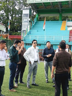 Sikkim prepares grand reception for PM Modi at Paljor Stadium