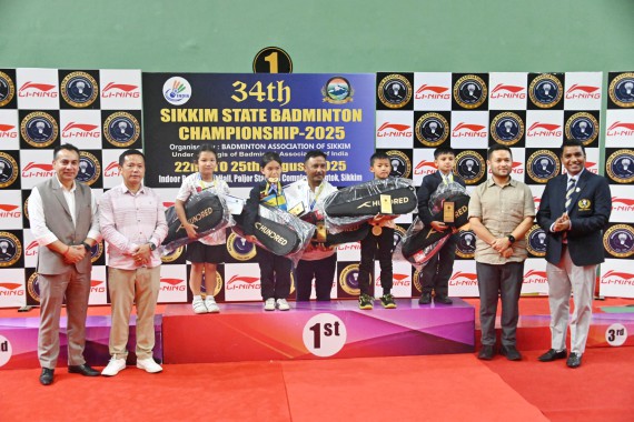 34th Sikkim State Badminton Championship concludes