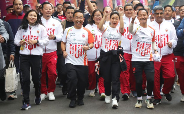 West Point Sarathi Run 2024 held in Gangtok
