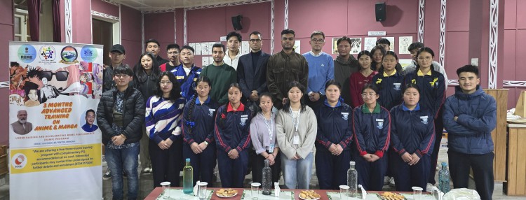 Inauguration of 90-day advanced anime & manga illustration training programme in Mangan