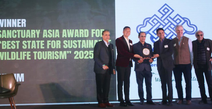 Sikkim wins national award for sustainable wildlife tourism