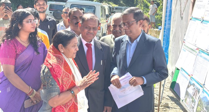 MoS inspects developmental projects in Pakyong, emphasizes equitable access to safe drinking water 