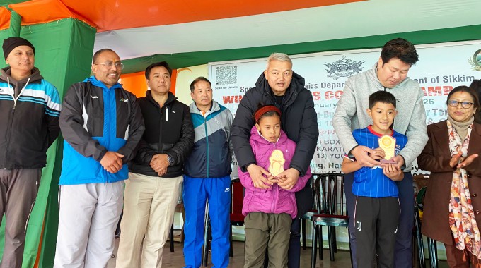 Winter Sports Coaching Camp concludes at Paljor Stadium