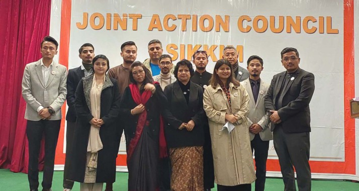 JAC Sikkim felicitates outgoing executives