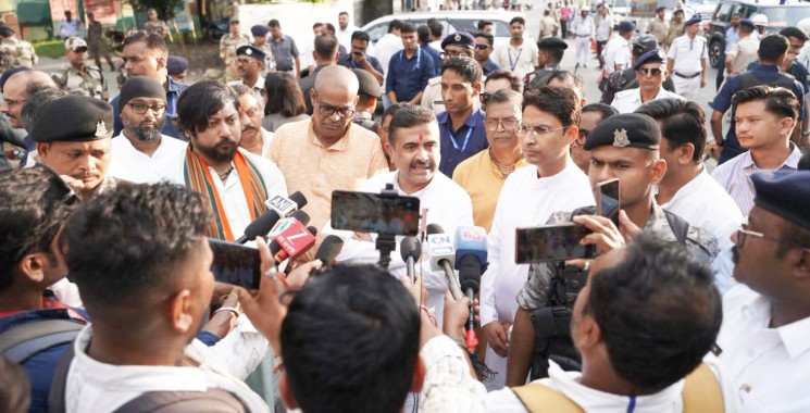 Suvendhu Adhikari holds administrative meeting in Siliguri, warns officials over duty lapses