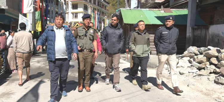 Mangan District Administration conducts joint inspection in Lachen and Lachung