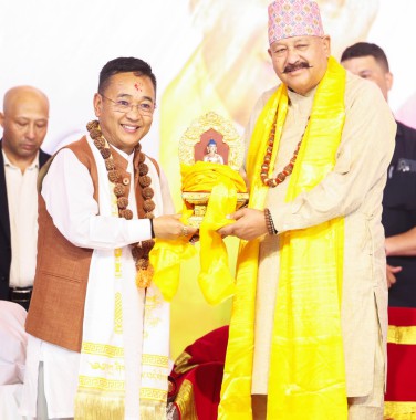 Chief Minister joins MUSS Sadbhawana Sammelan at Rangpo