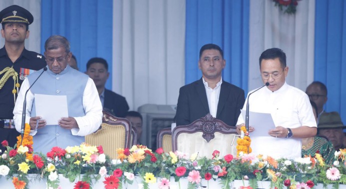 Golay takes oath as Sikkim’s CM for second term