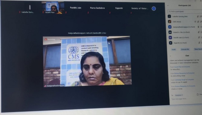 CMS Vatavaran webinar on environment & wildlife reporting 