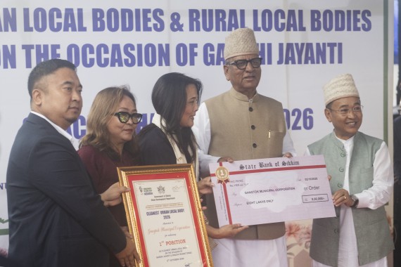 Gangtok civic body adjudged cleanest ULB in Sikkim
