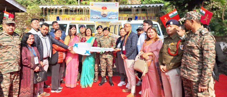 Army provides two critical care ambulances for Duga