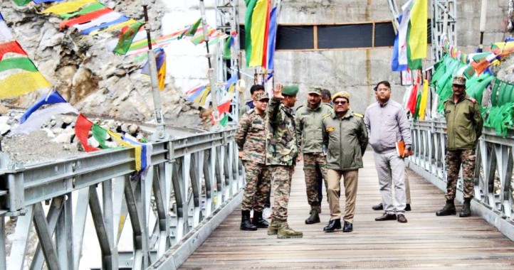 Border Roads ADG reviews restoration efforts at Taram Chu