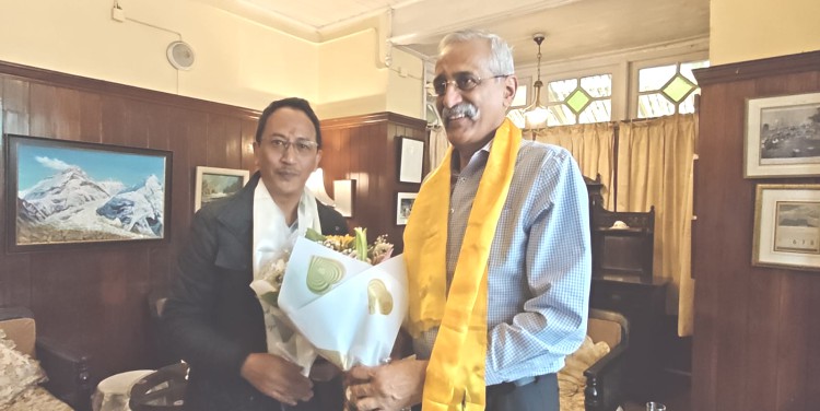Central interlocutor meets GNLF president