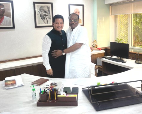 Indra Hang takes up LT seat and tribal status demand with Tribal Affairs MoS