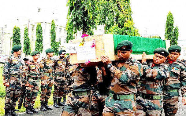 Dzongu braveheart returns home wrapped in National flag