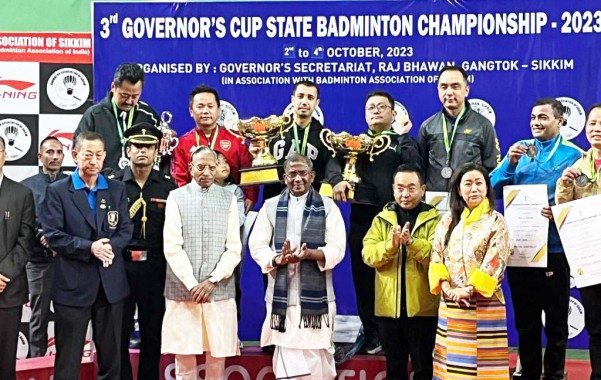  3rd Governor’s Cup badminton championship concludes