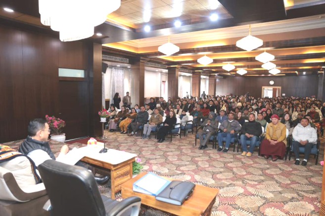 CM interacts with medical & engineering students of Sikkim