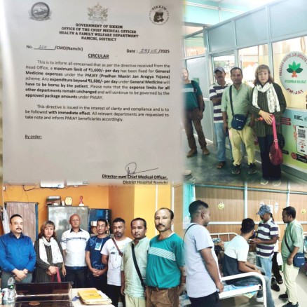 BJP Sikkim opposes Health department’s daily cap on PMJAY medicine expenses