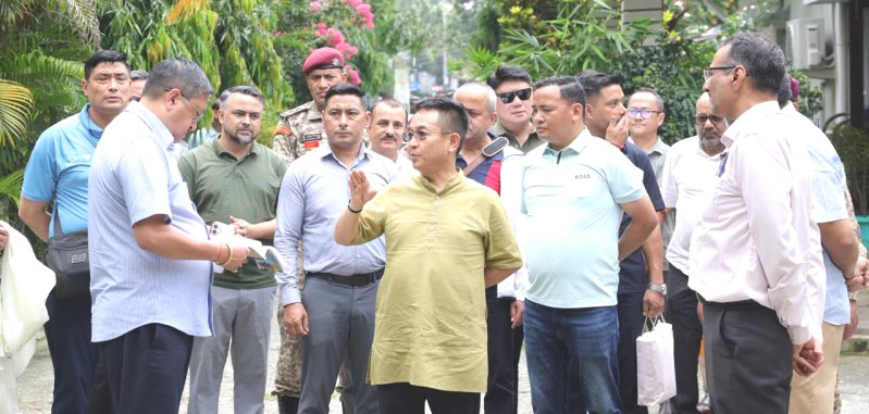 CM reviews renovation plans for Sikkim Guest Houses in Siliguri & Bagdogra