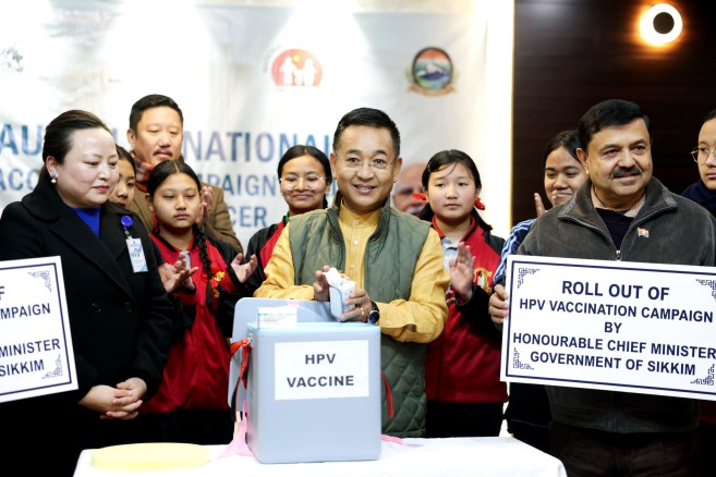 Sikkim joins launch of national HPV vaccination campaign