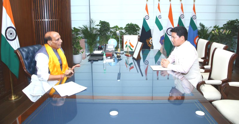 Indra Hang takes up North Sikkim road connectivity issue with Defence Minister