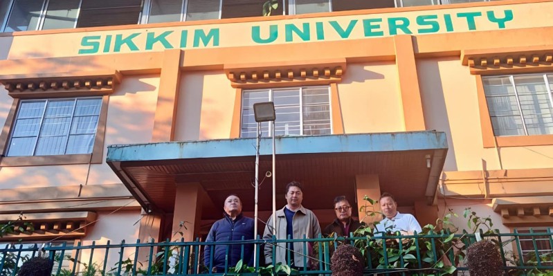 State BJP delegation visits Sikkim University to address controversial OSD appointment and campus delay
