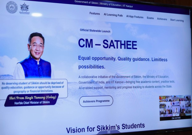 CM-SAATHI Initiative launched for Sikkim’s JEE-NEET aspirants