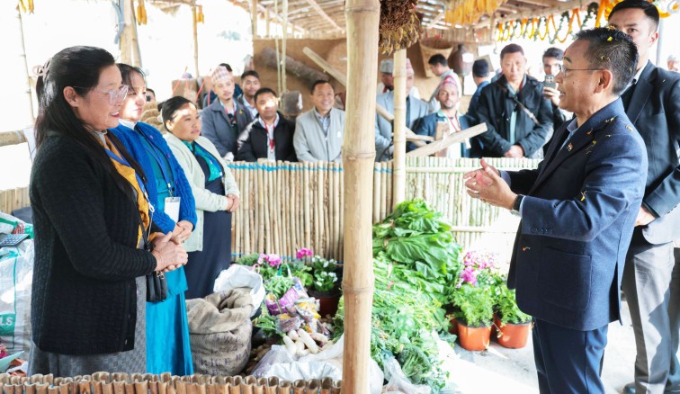 CM dedicates Hamro Gauley Bazaar to Sikkim farmers