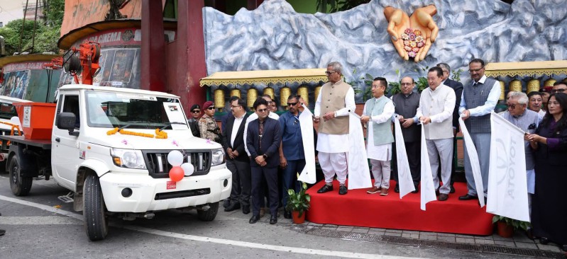 157th Gandhi Jayanti celebrated at MG Marg with focus on sanitation, waste management and civic participation
