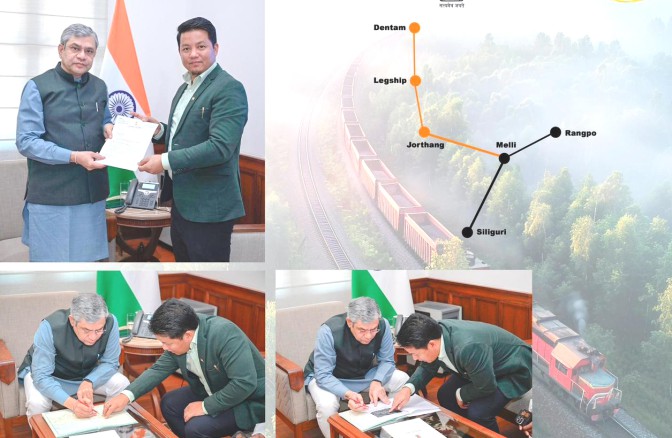 Rs. 8.48 crore sanctioned for Final Location Survey of Melli–Dentam railway line