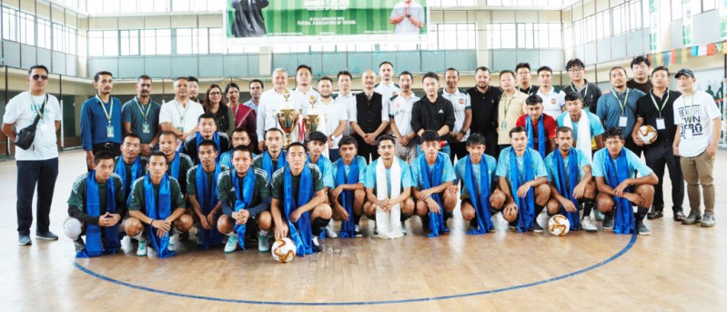 Goal fest marks opening day of 1st Sikkim Govt Inter-College Futsal Tournament