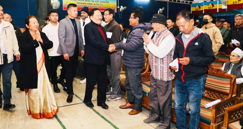 Chamling vows to stay in politics till “derailed Sikkim” is back on track